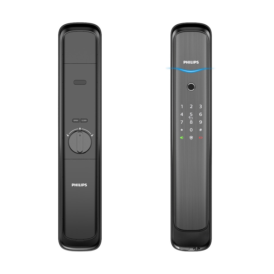 Khóa cửa vân tay cao cấp Philips DDL702E-5HWS