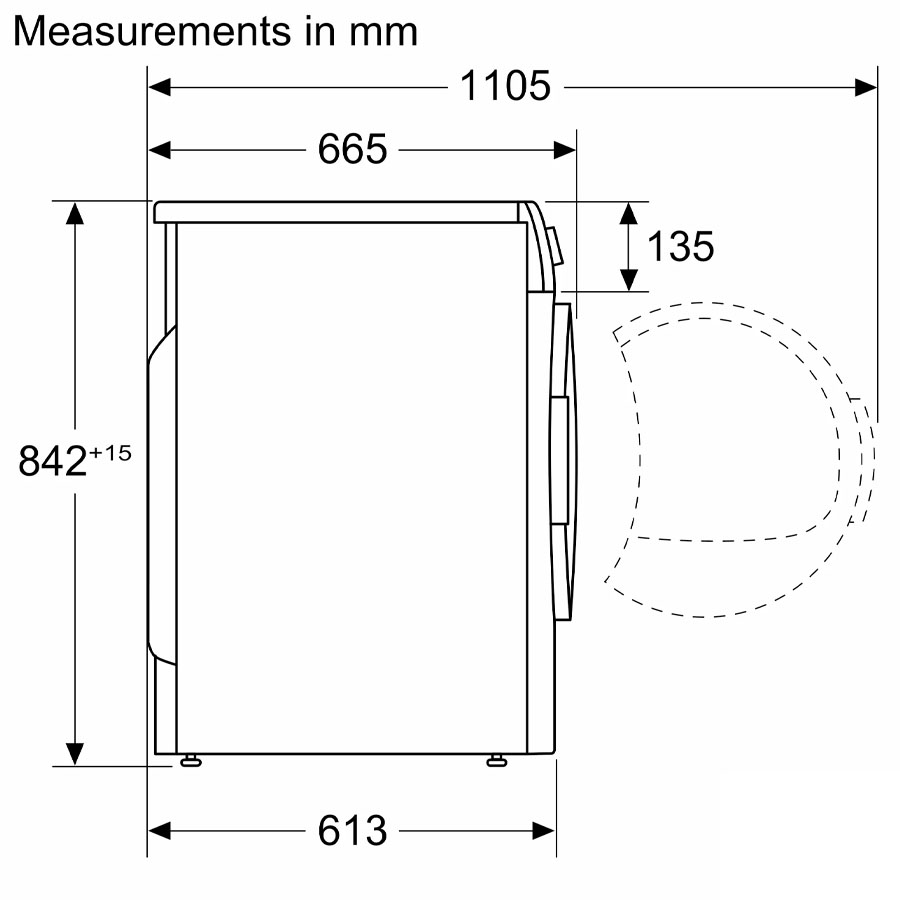 Máy sấy quần áo Bosch WTX87MH0SG