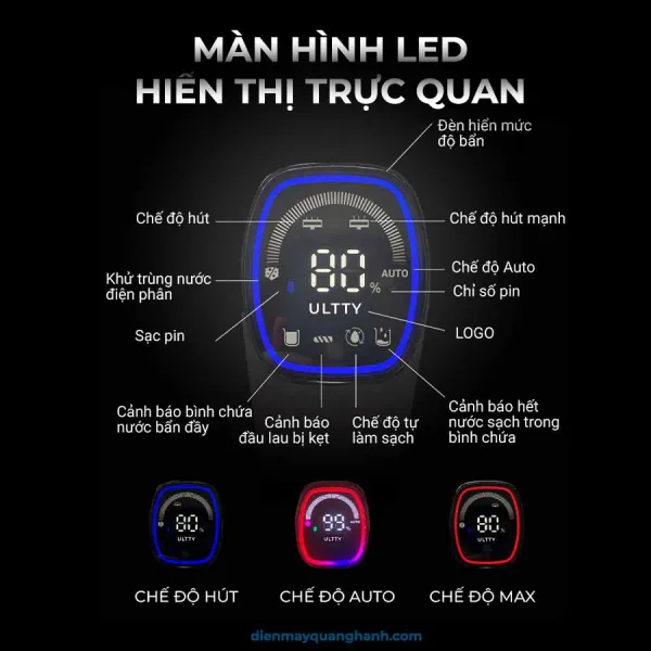 Máy lau nhà hút bụi thông minh U Ultty SCW18
