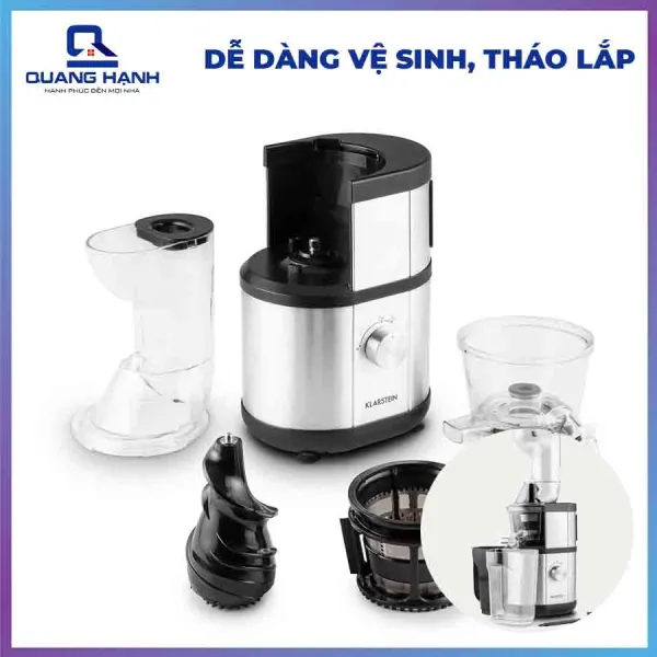 Máy ép chậm KLARSTEIN 400W 60V/p-Bạc
