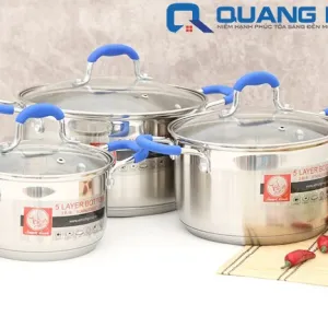 Bộ nồi inox Elmich Smartcook SMR3 2355961 – 3 chiếc cỡ 18,20,24cm