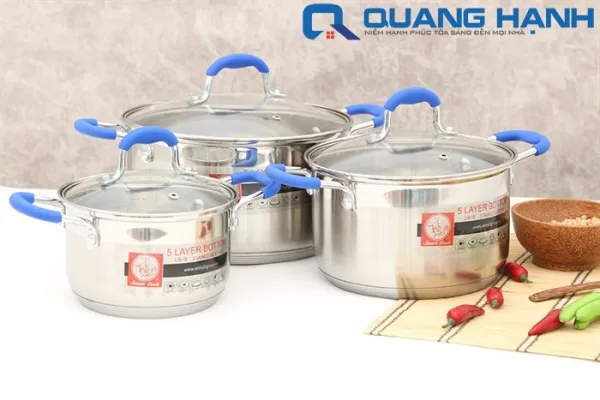 Bộ nồi inox Elmich Smartcook SMR3 2355961 – 3 chiếc cỡ 18,20,24cm
