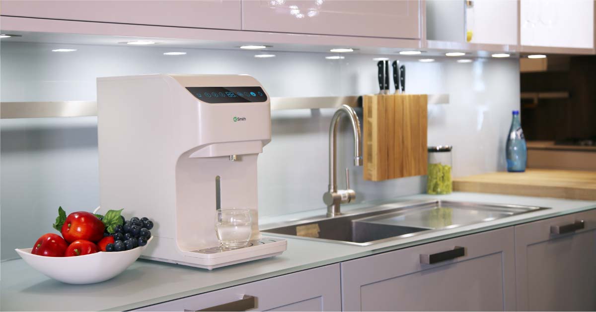 Ảnh thực tế Máy lọc nước RO đặt bàn A.O Smith AR75-A-S-H1