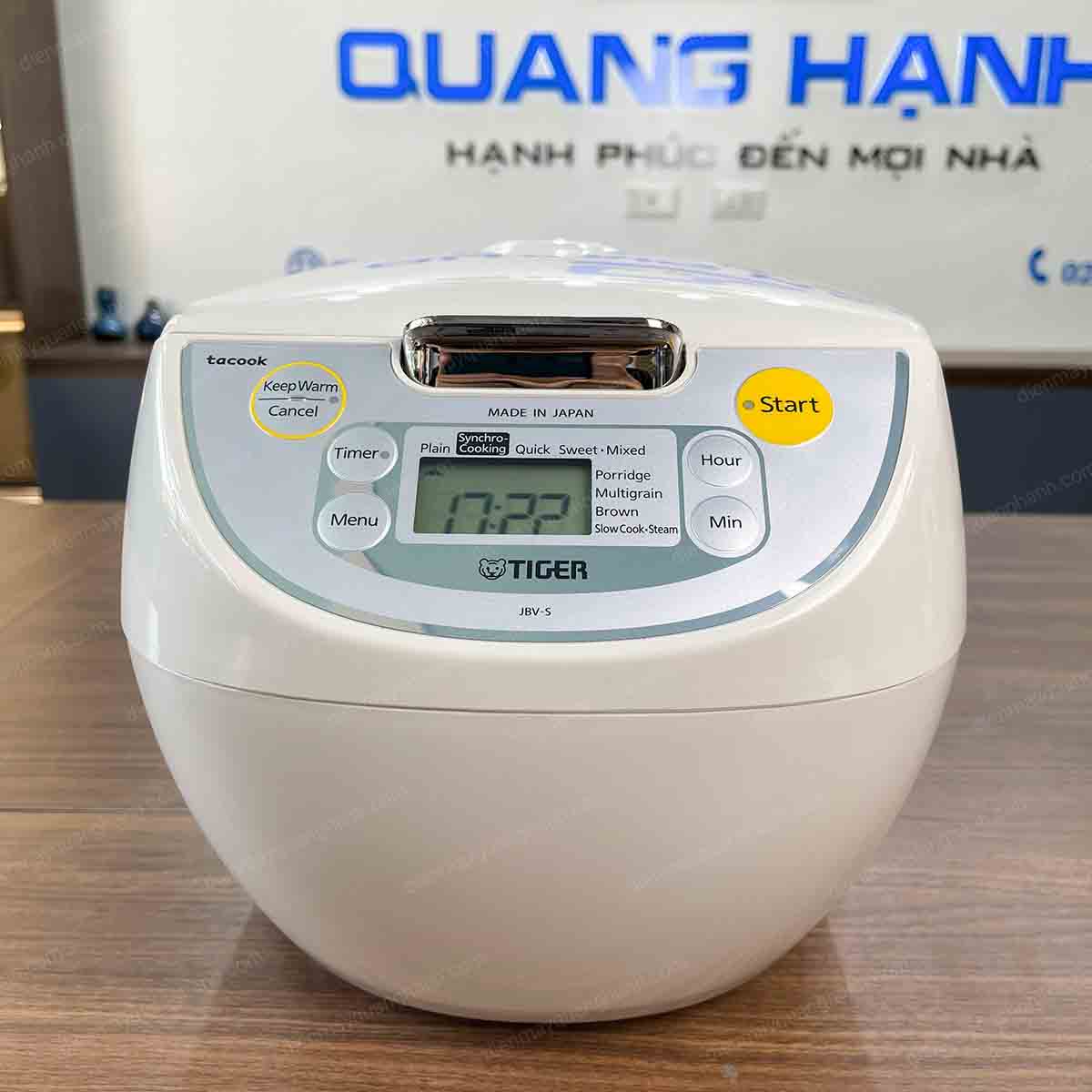 Ảnh thực tế Nồi cơm điện tử Tiger JBV-S18W 1.8 lít