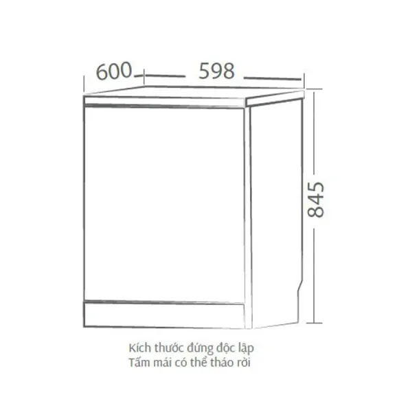 Máy rửa bát 15 bộ Canzy CZ DSW809EU