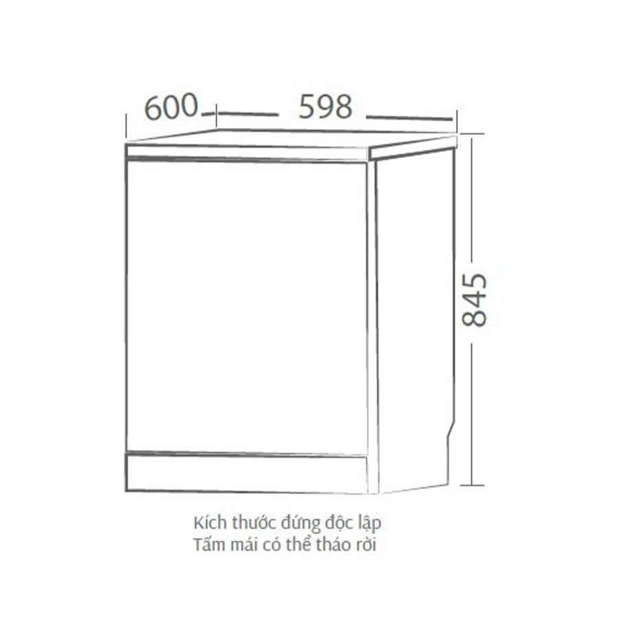 Máy rửa bát 15 bộ Canzy CZ DSW809EU