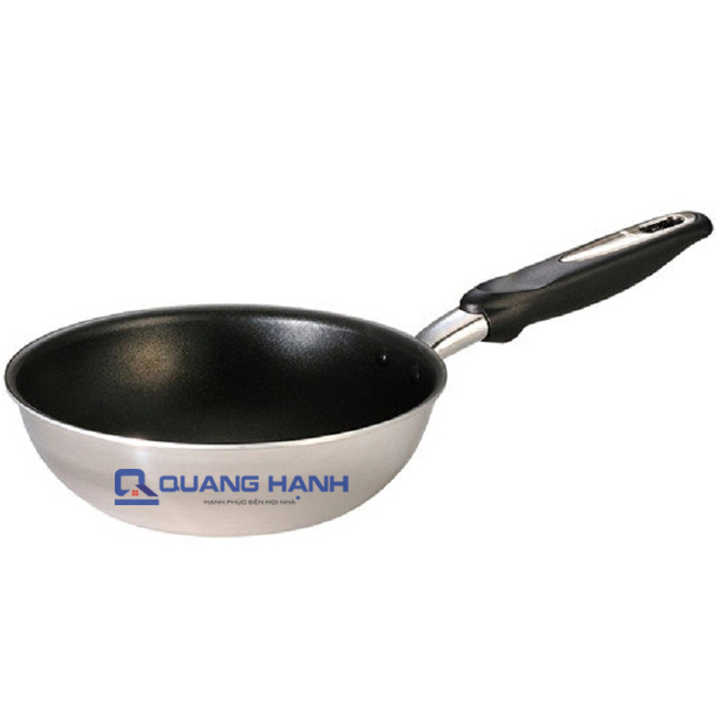 Chảo từ Hokua Plateado Deep 20 chống dính sâu lòng