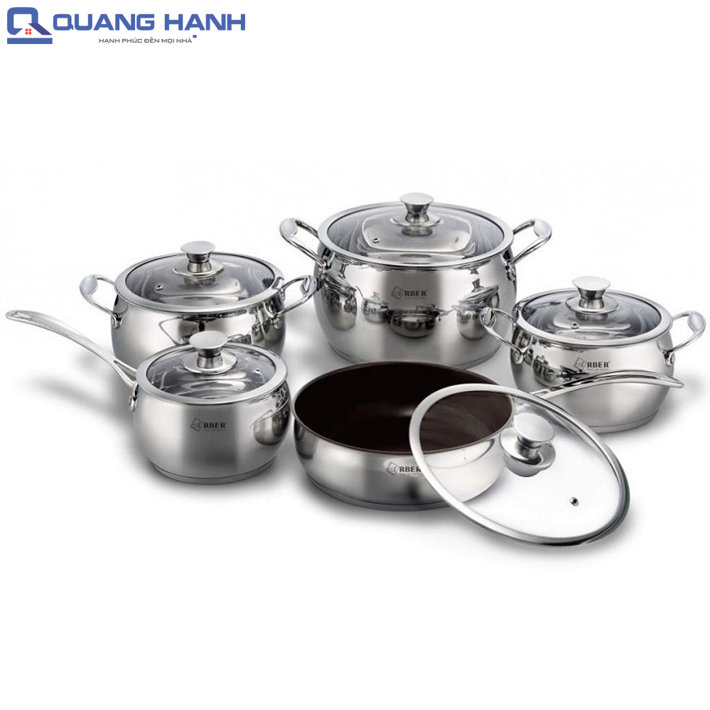 Bộ nồi Arber AB-06CC 5 Chiếc - toàn cảnh sản phẩm