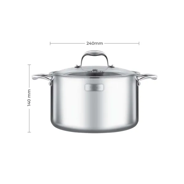 Nồi Inox liền khối Elmich Trimax XS EL3748 size 24cm