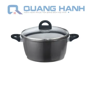Nồi từ ELO Aluminium Black Vision tráng men 16 cm
