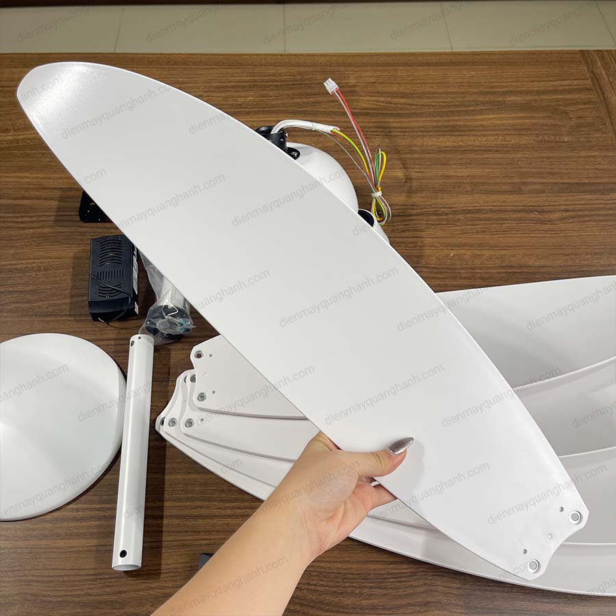 Ảnh thực tế Quạt trần đèn Airfusion Akamani 2311W