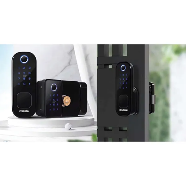 Khóa điện tử Hyundai cửa cổng HY-SLN002 Black