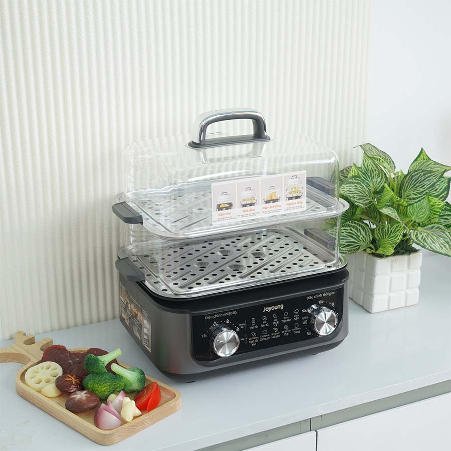 Ảnh thực tế Nồi lẩu hấp điện Joyoung JFS-556