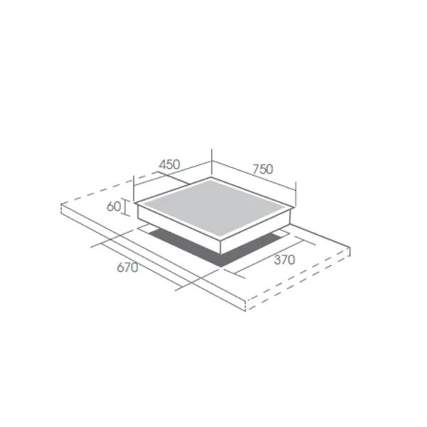 Bếp từ 2 vùng nấu Canzy CZ-989DH