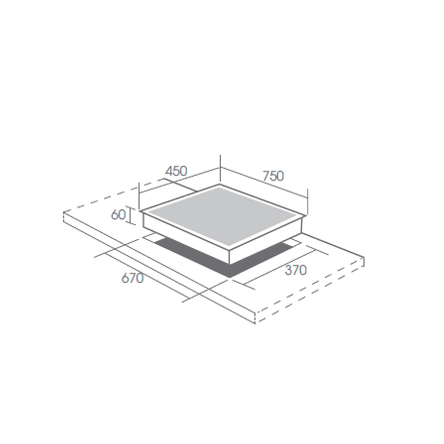 Bếp từ 2 vùng nấu Canzy CZ-989DH