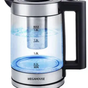 Ấm siêu tốc thuỷ tinh Megahouse MG166