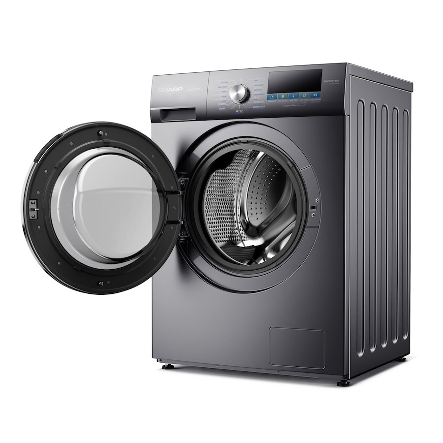 Máy giặt Sharp 9kg ES-FM90CB-SB lồng ngang