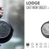 Chảo gang Lodge 16.5 cm đáy hình sói