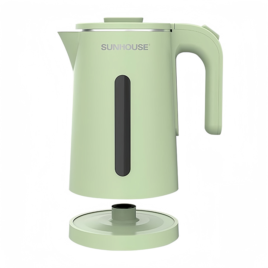 Ấm đun siêu tốc Inox 2 lớp Sunhouse 1.8 lít SHD1353