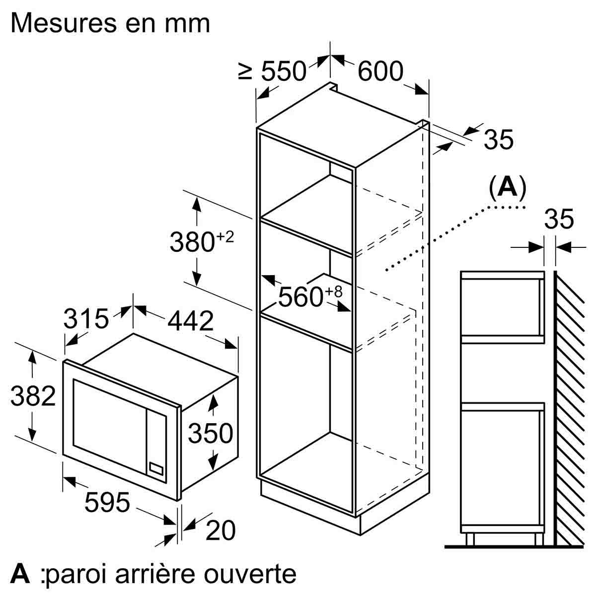 Lò Vi Sóng Âm Tủ Bosch BEL620MB3 Series 2