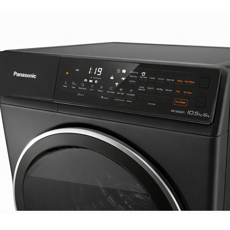 Máy giặt sấy Panasonic Inverter 10.5/6 kg NA-S056FR1BV