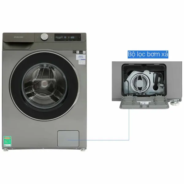 Máy giặt Samsung Inverter 9 kg WW90T634DLN/SV