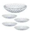Set 5 đĩa pha lê NACHTMANN Bossa Nova 98369-0
