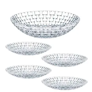 Set 5 đĩa pha lê NACHTMANN Bossa Nova 98369-0