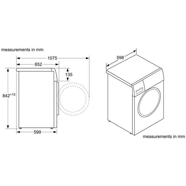 Máy sấy quần áo Bosch WTX87M20