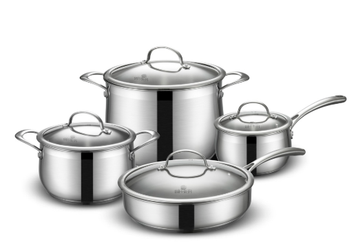 Bộ nồi chảo inox Elmich Diva EL3246 – 2353246 - toàn cảnh sản phẩm