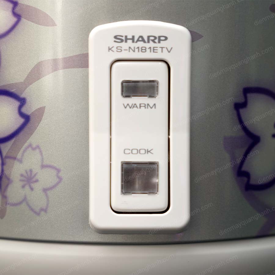 Ảnh thực tế Nồi cơm điện Sharp KS-N181ETV dung tích 1.8 lít