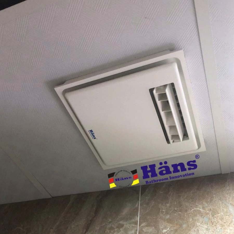 Ảnh thực tế Quạt Mát Âm Trần Điều Khiển Từ Xa Hans H10R
