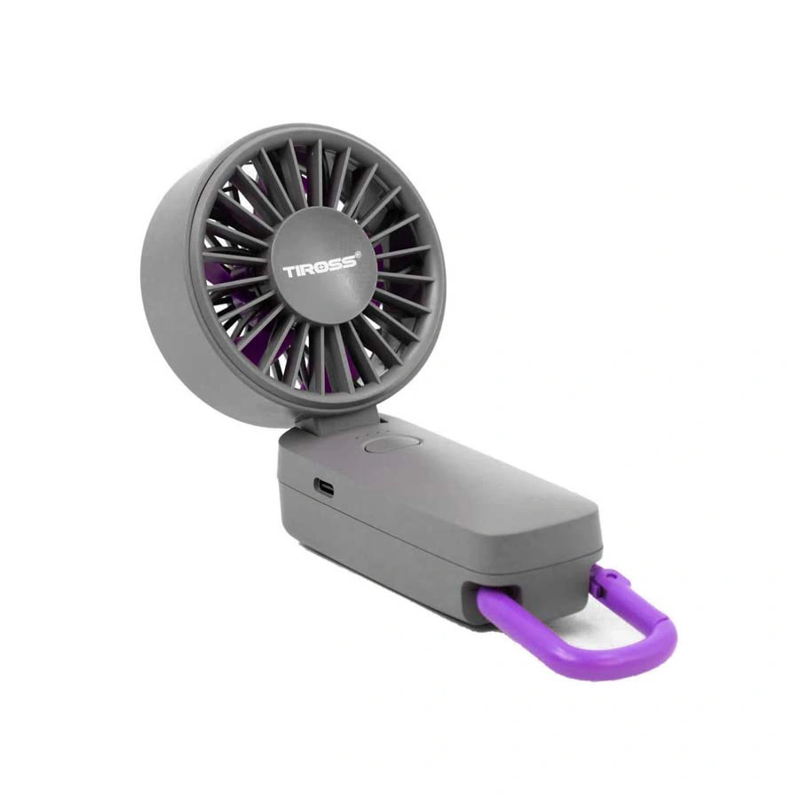 Quạt sạc cầm tay USB Tiross TS3424 - toàn cảnh sản phẩm
