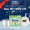 Viên rửa bát Finish All in 1 max hữu cơ Eco 0% loại 40 viên