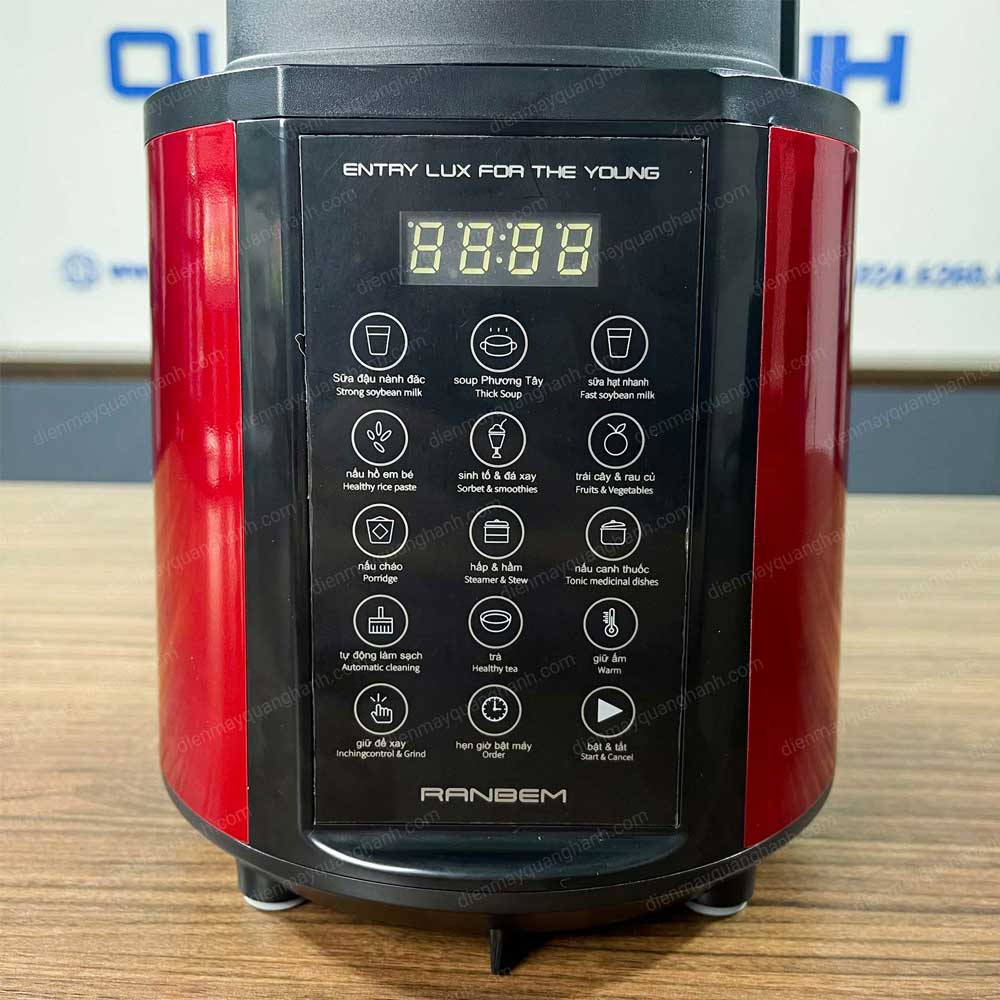 Ảnh thực tế Máy làm sữa hạt đa năng Ranbem 769S
