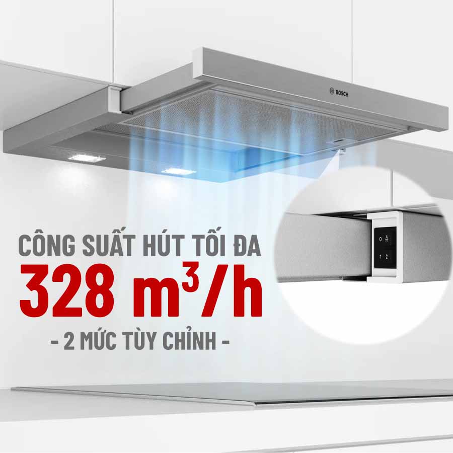 Máy Hút Mùi Âm Tủ Bosch DFM063W56B