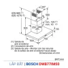 Máy hút mùi gắn tường Bosch DWB77IM50