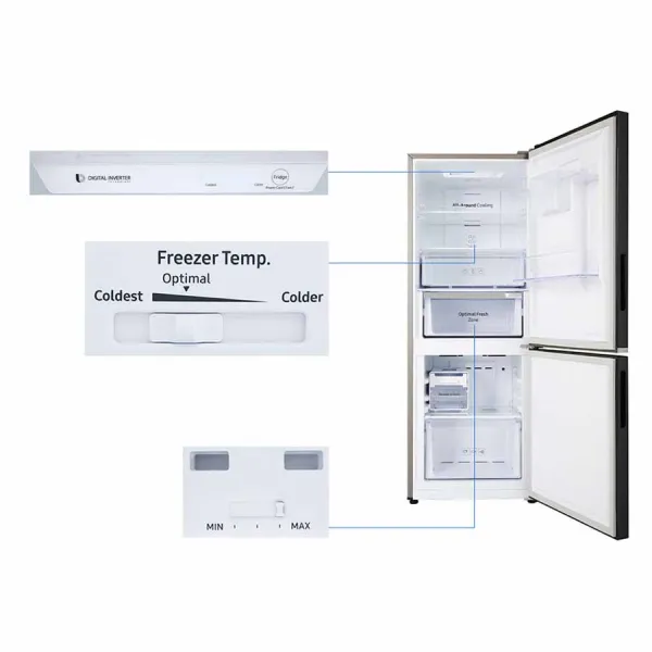 Tủ lạnh Samsung Inverter 276 lít RB27N4170BU/SV