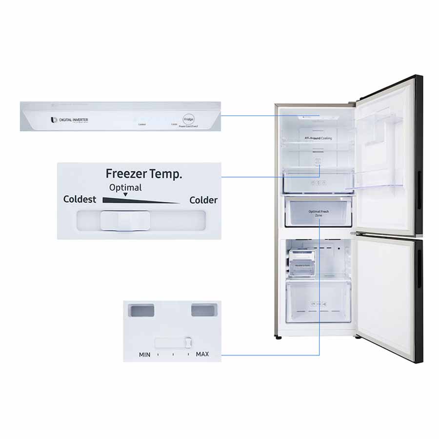 Tủ lạnh Samsung Inverter 276 lít RB27N4170BU/SV