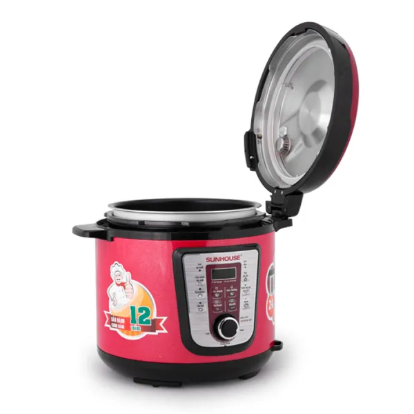 Nồi áp suất điện tử đa năng Sunhouse 6 lít SHD1767
