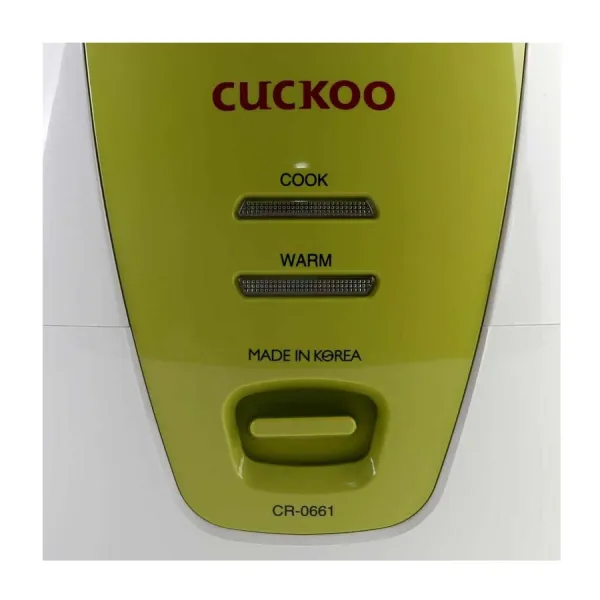 Nồi cơm điện Cuckoo CR-0661 dung tích 1.08 lít màu xanh