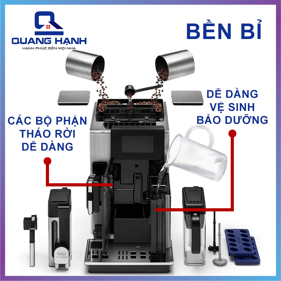 Máy Pha Cafe Delonghi EPAM960.75.GLM