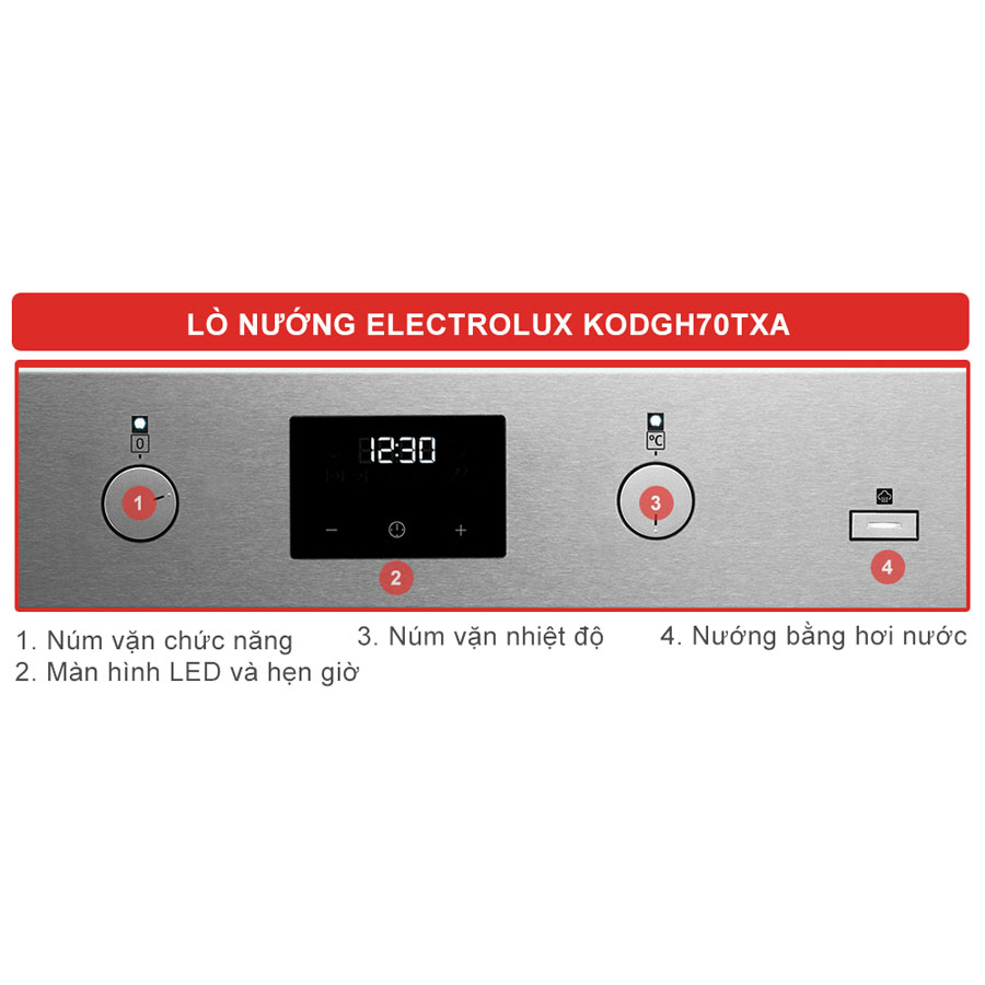 Lò nướng âm tủ Electrolux KODGH70TXA