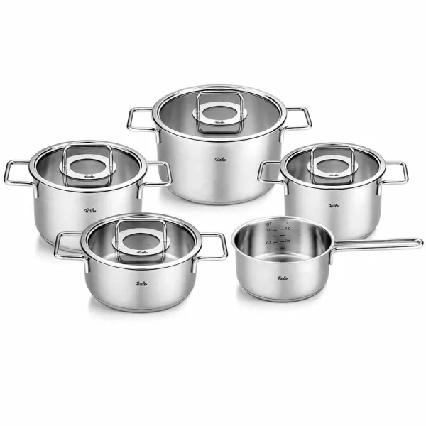 Bộ nồi FISSLER Pure Collection 5 món vung kính kèm quánh