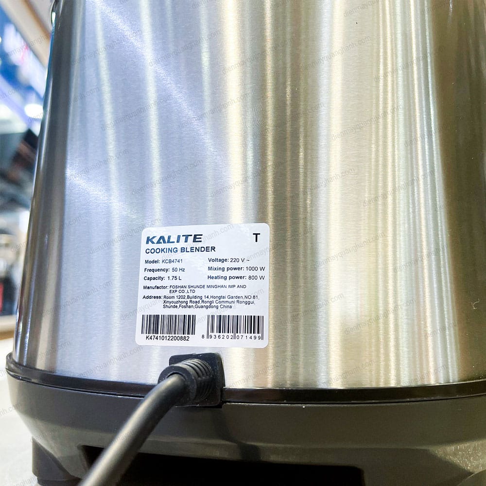 Ảnh thực tế Máy làm sữa hạt Kalite KCB4741