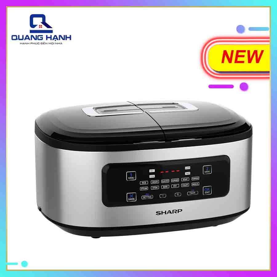 Nồi cơm 2 ngăn đa năng Sharp KN-TC50VN-SL 1.8L