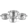Bộ nồi inox liền khối Elmich Trimax EL-8005 size 18, 20, 26, quánh 16cm