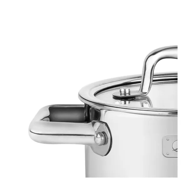Bộ nồi inox liền khối Elmich Trimax ECO EL-8002 size 16, 20, 22, lẩu xào 28cm