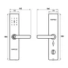 Khóa cửa kỹ thuật số Hafele AL2402B 912.20.692