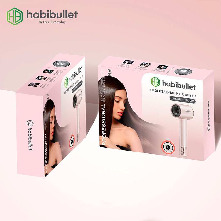 Máy sấy và chăm sóc tóc cao cấp Habibullet HHB2599 Princess